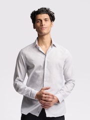 Ted Baker Blue Slim Kay Duckegg Stripe Shirt - Image 1 of 4