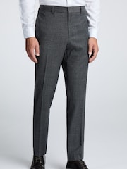 Ted Baker Grey Slim Sagan Check Trousers - Image 1 of 4