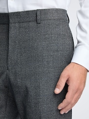 Ted Baker Grey Slim Sagan Check Trousers - Image 3 of 4