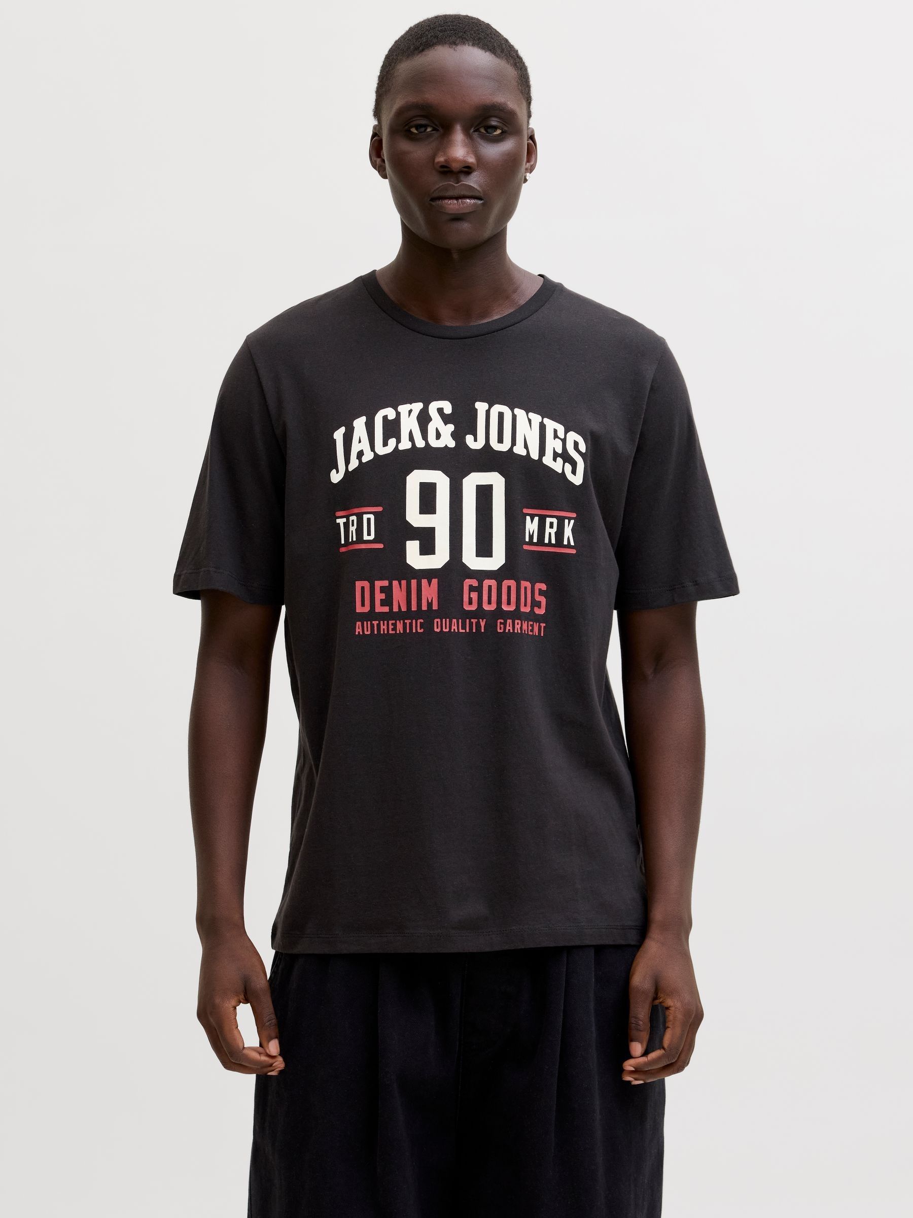 Buy JACK & JONES Brown 3 Pack Short Sleeve Printed T-Shirts from
