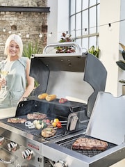 Char-Broil Stainless Steel Professional PRO S 3 Garden BBQ - Image 4 of 6