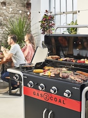 Char-Broil Black Gas2Coal 2.0 440 Garden BBQ - Image 1 of 6