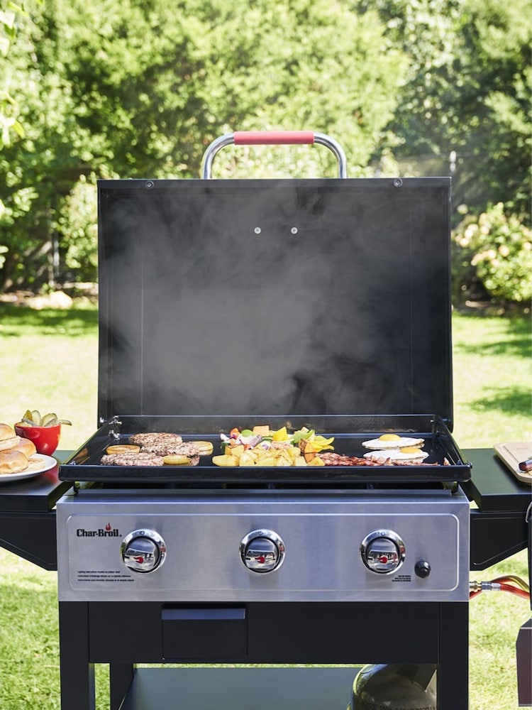 Char-Broil Black Griddle 3400 Garden BBQ - Image 1 of 6