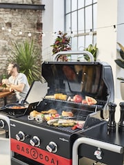 Char-Broil Black Gas Coal 2.0 330 Garden BBQ - Image 1 of 6