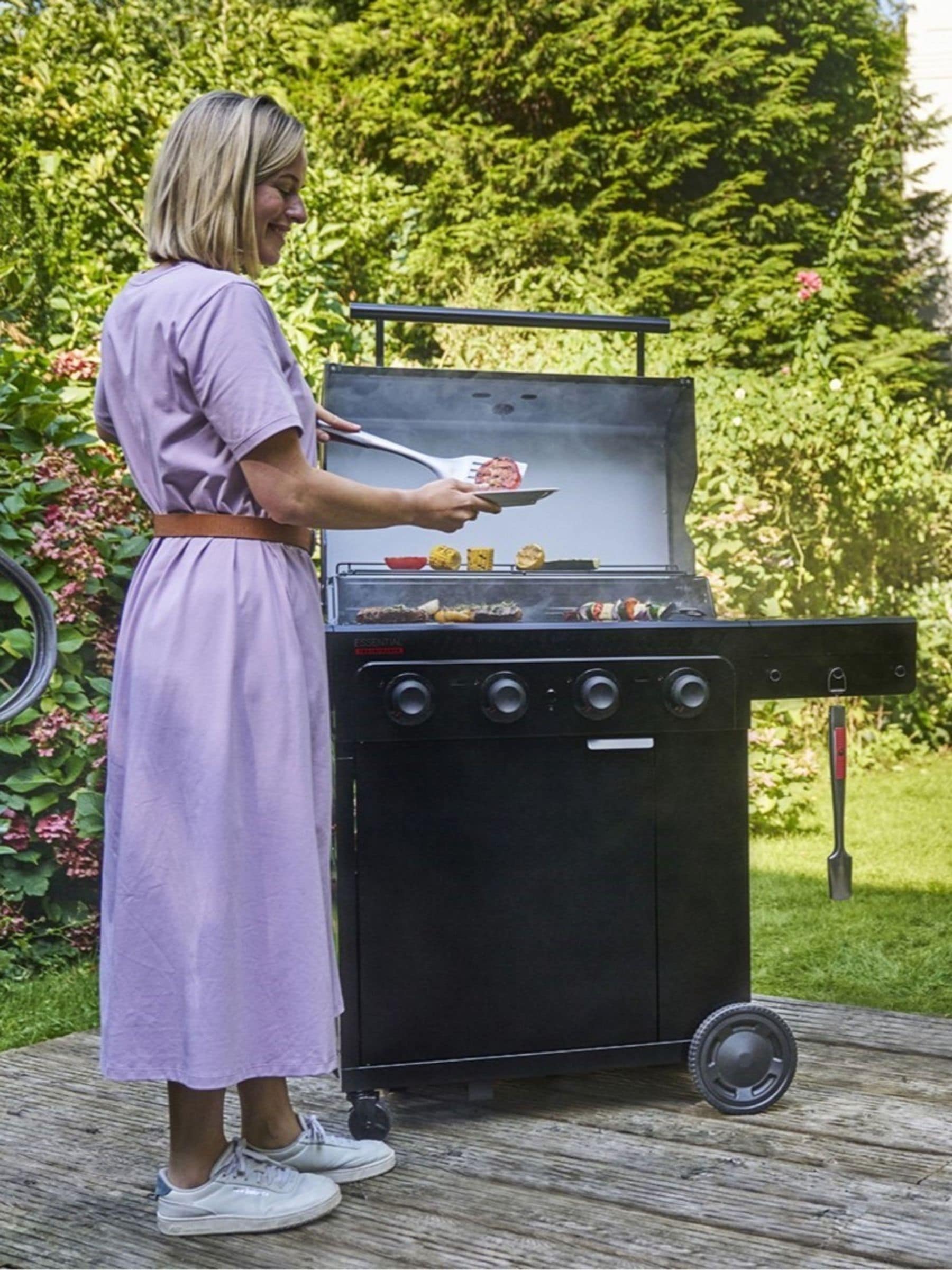 Char-Broil Unisex Black Char-Broil Essential Line B 4 Garden Bbq - Image 1