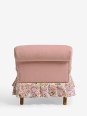 Cath Kidston Rose Thread Pink Chenille With Tiny Town Frill Lilly Accent Chair - Image 5 of 8