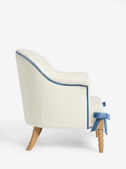 Cath Kidston Canvas Cream Chenille Chair Rodeo Accent Chair - Image 8 of 8