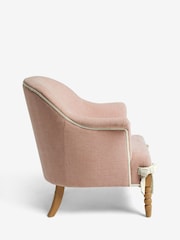 Cath Kidston Rose Thread Pink Chenille Chair Rodeo Accent Chair - Image 5 of 8