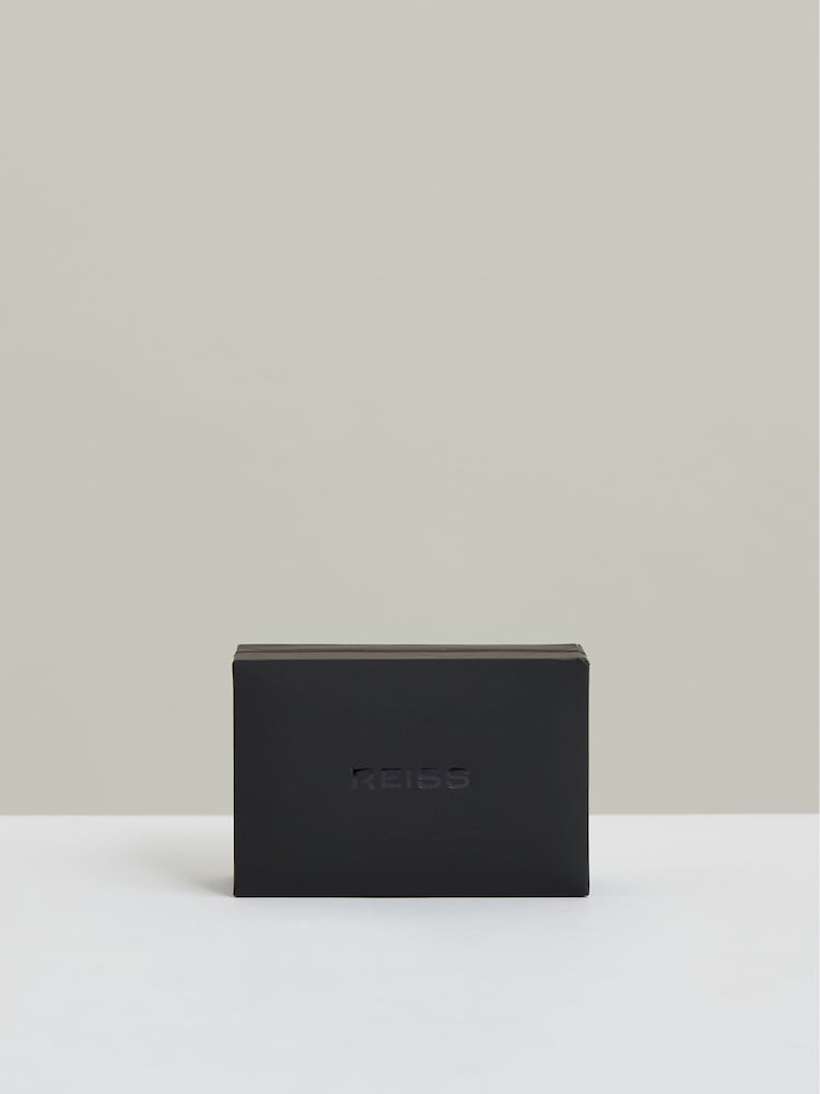 Reiss Silver Tone/Onyx Ardley Cufflinks - Image 5 of 5