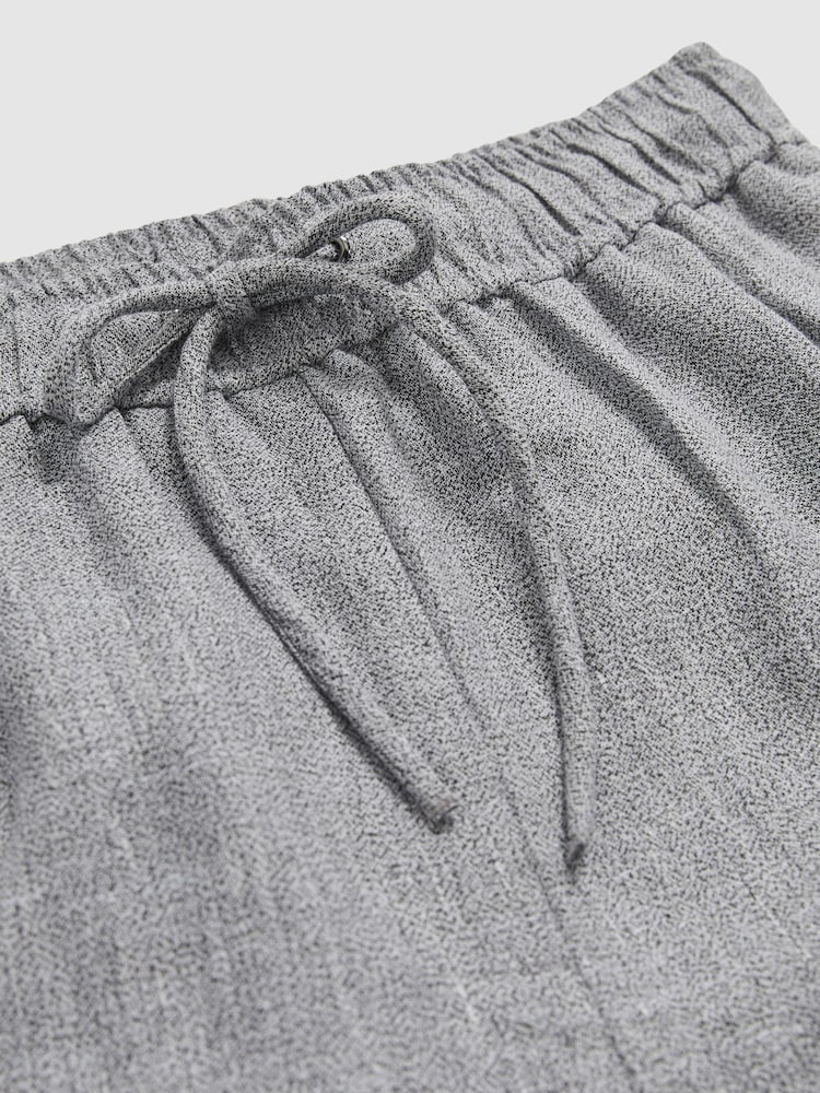 Reiss Blue Willow Linen-Blend Wide-Leg Trousers - Image 6 of 6