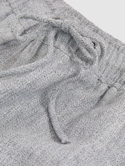 Reiss Blue Willow Linen-Blend Drawstring Shorts - Image 5 of 5