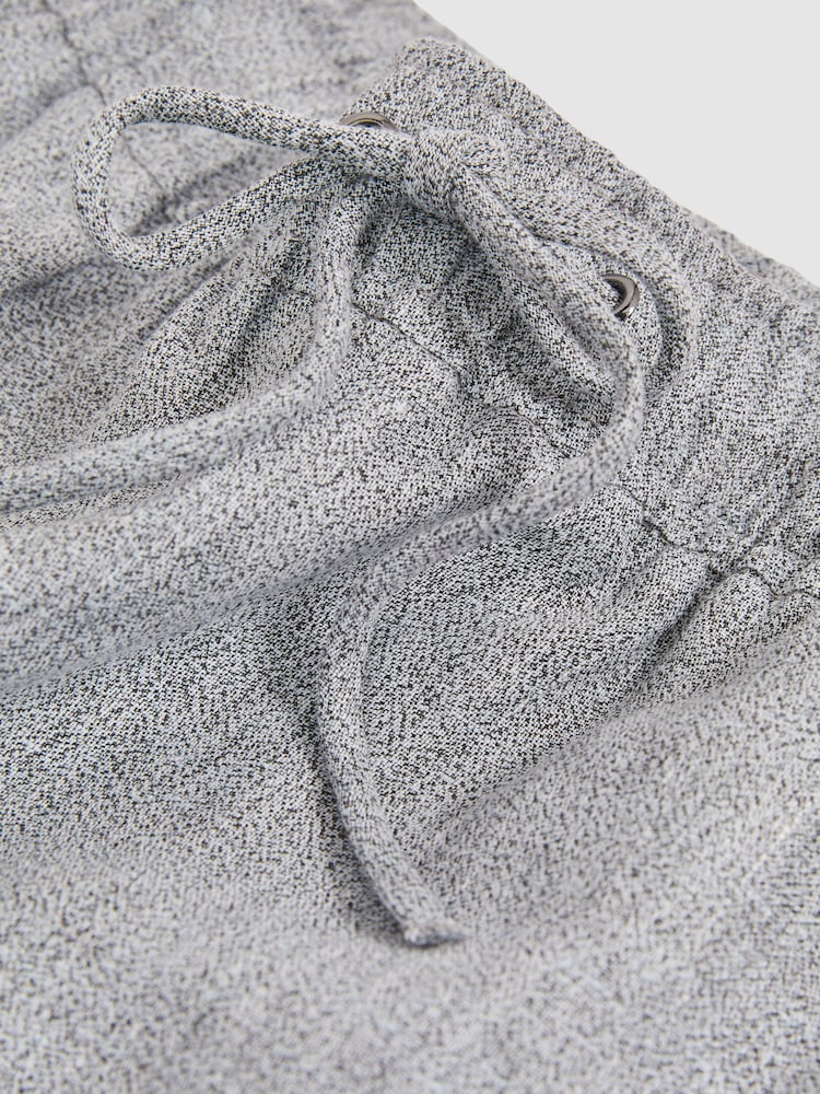 Reiss Blue Willow Linen-Blend Drawstring Shorts - Image 5 of 5