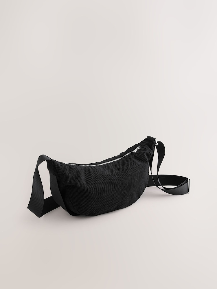 Black - Cord Effect Sling Bag - Image 2 of 5