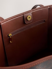 Brown Monogram Large Shoulder Bag - Image 4 of 4