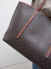 Brown Monogram Large Shoulder Bag - Image 5 of 9