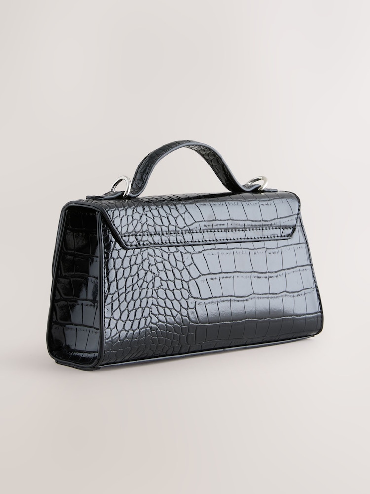 Negro - Structured Hand Held Bag - Imagen 2 de 4 Negro - Structured Hand Held Bag - Imagen 2 de 4