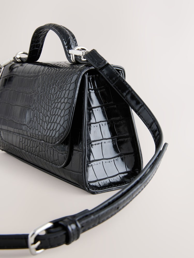 Negro - Structured Hand Held Bag - Imagen 4 de 4 Negro - Structured Hand Held Bag - Imagen 4 de 4