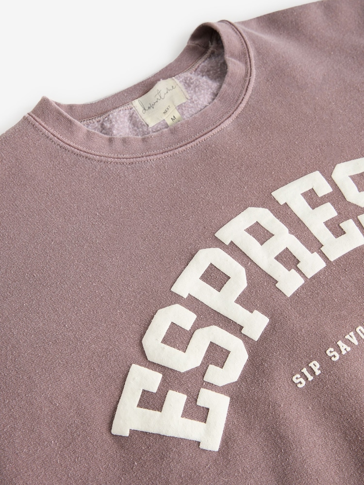 Espresso, Schokoladenbraun - Sweatshirt - Bild 7 von 7 Espresso, Schokoladenbraun - Sweatshirt - Bild 7 von 7