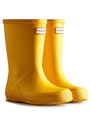 Hunter Kids Yellow First Wellington Wellies - Image 2 of 3