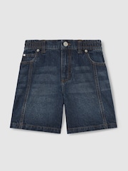 Reiss Petra Knee-Length Denim Shorts - Imagen 2 de 5