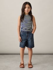 Reiss Petra Knee-Length Denim Shorts - Imagen 3 de 5