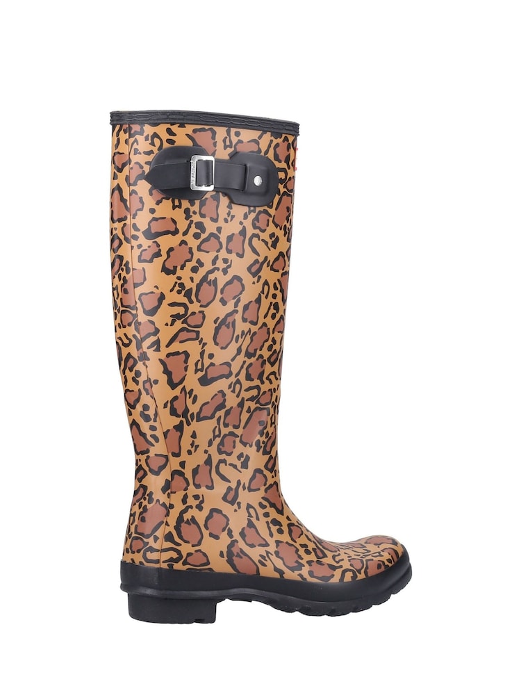 Hunter Womens Original Tall Brown Boots - Slika 2 iz 3