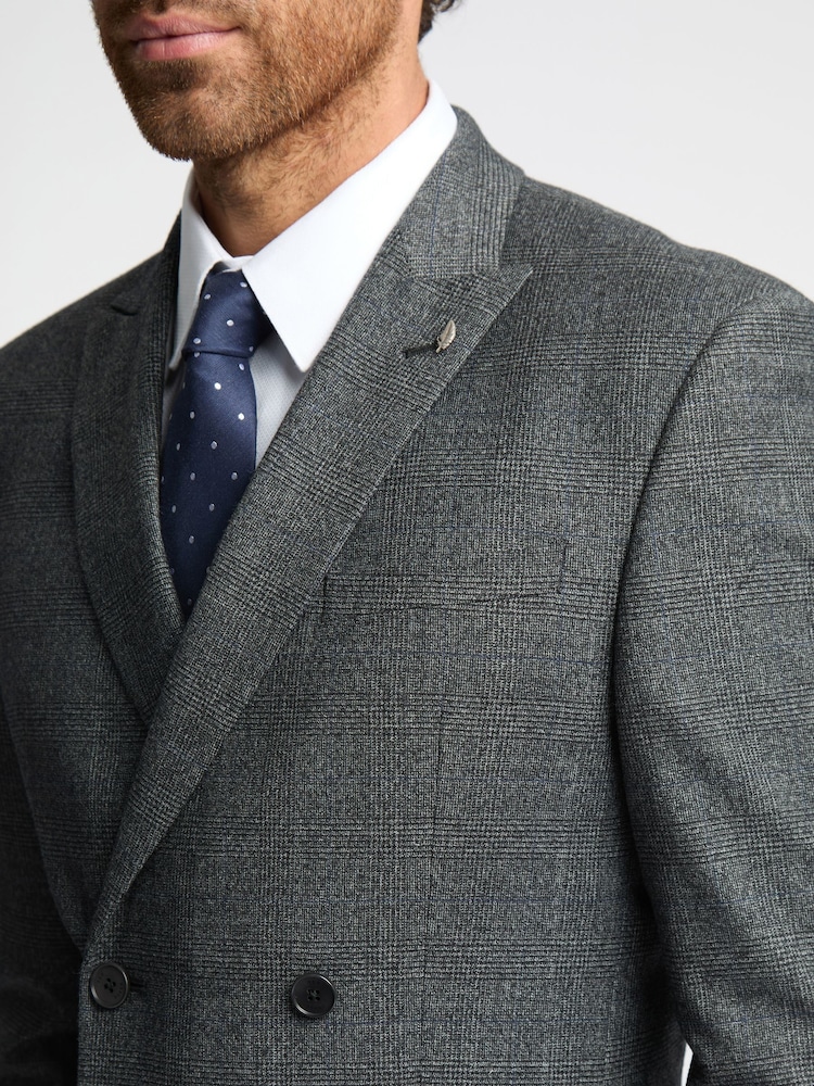 Ted Baker Grey Sagan Check Slim Jacket - Image 5 of 5