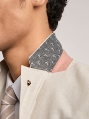 Ted Baker Natural Slim Morris Cott Lin Jacket - Image 6 of 6