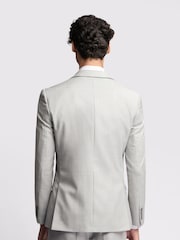 Ted Baker Grey Slim Lowry Sharkskin Jacket - Image 4 of 8