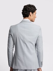 Ted Baker Blue Slim Heath Duckegg Sharkskin Jacket - Image 5 of 7