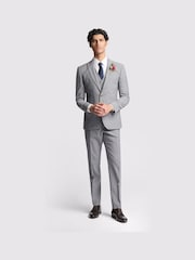 Ted Baker Grey Slim Bredon Check Jacket - Image 3 of 6