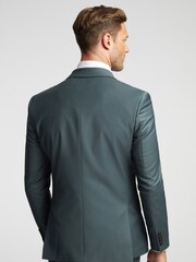 Ted Baker Grey Slim Lunan Fog Tonic DB Jacket - Image 3 of 6