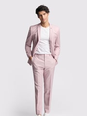 Ted Baker Pink Slim Burra Rose Sharkskin Jacket - Image 5 of 5