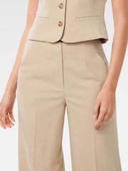 Forever New Natural Frieda High Waist Wide Leg Trousers - Image 3 of 5