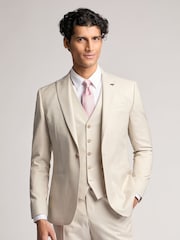 Ted Baker Natural Turner Sharkskin Jacket - Image 1 of 8