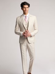 Ted Baker Natural Turner Sharkskin Jacket - Image 3 of 8