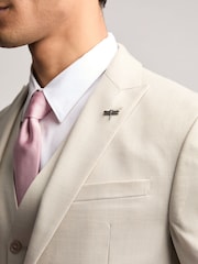 Ted Baker Natural Turner Sharkskin Jacket - Image 6 of 8