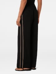 Forever New Black Wide Fit Brandi Striped Wide Leg Pants - Image 2 of 5
