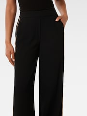 Forever New Black Wide Fit Brandi Striped Wide Leg Pants - Image 3 of 5