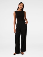 Forever New Black Wide Fit Brandi Striped Wide Leg Pants - Image 5 of 5