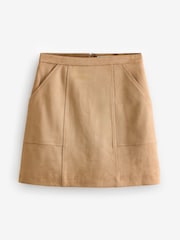 Forever New Brown Leah Vegan Suede Mini Skirt - Image 1 of 1