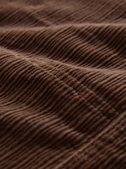 Brown Washed Cord Shorts - Image 8 of 8