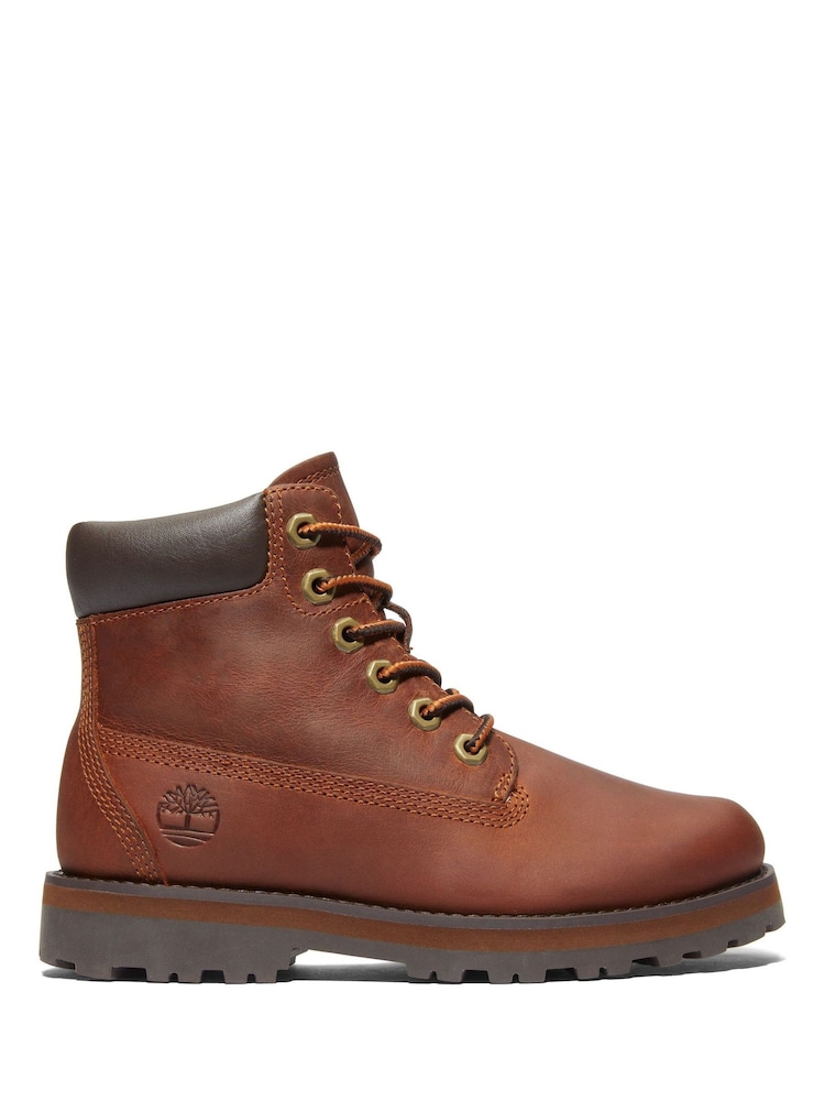 Timberland 6" Courma Kids Brown Boots - Image 1 of 7