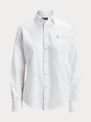Polo Ralph Lauren White Slim Fit Oxford Cotton Shirt - Image 5 of 5