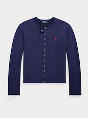 Polo Ralph Lauren Blue French Terry Cardigan - Image 5 of 5