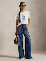Polo Ralph Lauren White Polo Bear Cotton Jersey T-Shirt - Image 3 of 5