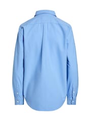 Polo Ralph Lauren Blue Classic Fit Oxford Cotton Shirt - Image 6 of 6