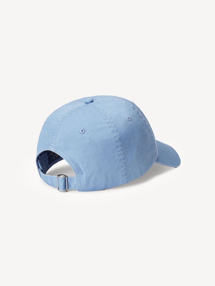 Polo Ralph Lauren Blue Embroidered Logo Cotton Twill Ball Cap - Image 2 of 4