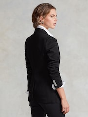 Polo Ralph Lauren Black Double Knit Jacquard Jacket - Image 2 of 6