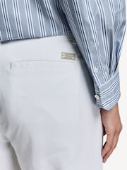 Polo Ralph Lauren White Twill Wide-Leg Cropped Trousers - Image 6 of 8